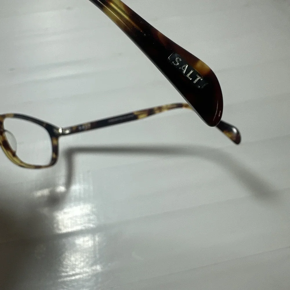 Salt. Sunglasses Frame Only Chuck BA Striped Brown Japan 49mm Handmade